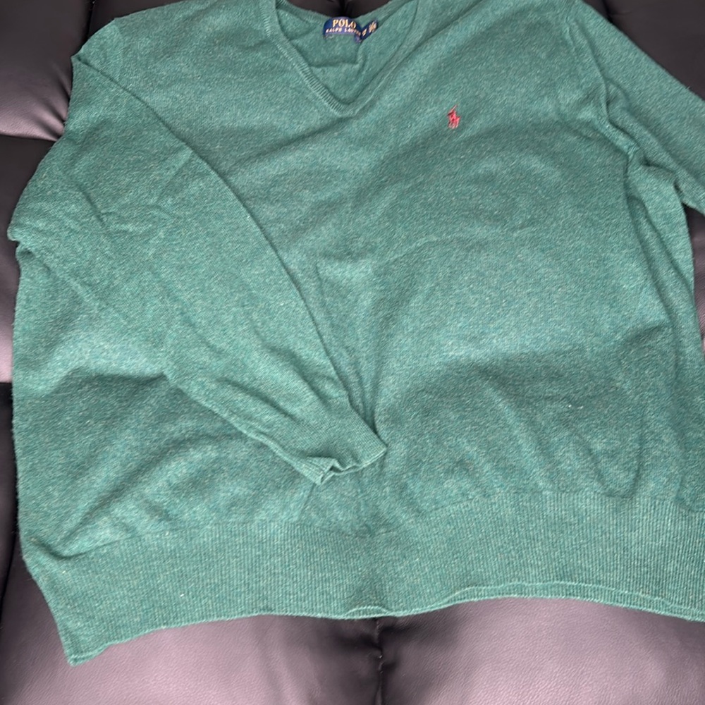 2Xb wool Polo v neck sweater